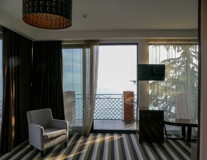 Люкс 2-местный 1-комнатный вид на горы/море - Отель Afon Black Sea Resort / Афон Резорт