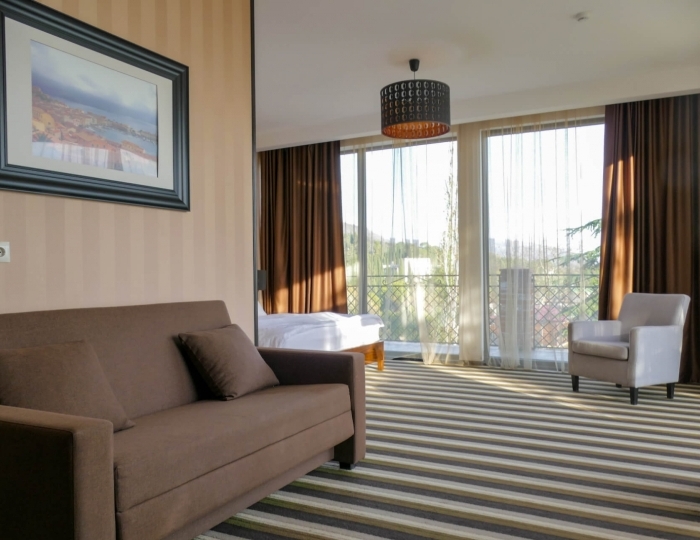 Люкс 2-местный 1-комнатный вид на горы/море - Отель Afon Black Sea Resort / Афон Резорт